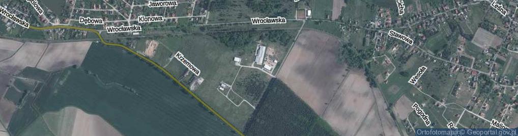 Zdjęcie satelitarne Srebrna ul.